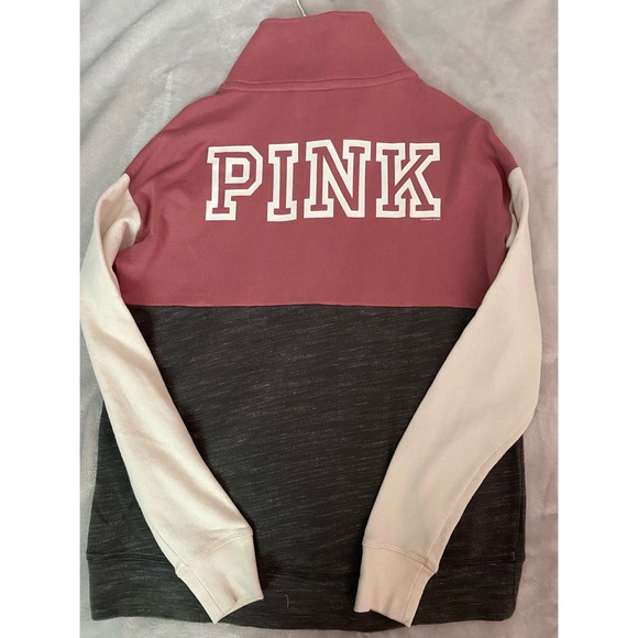 Pink 1/2 zip sweater - Picture 2 of 2